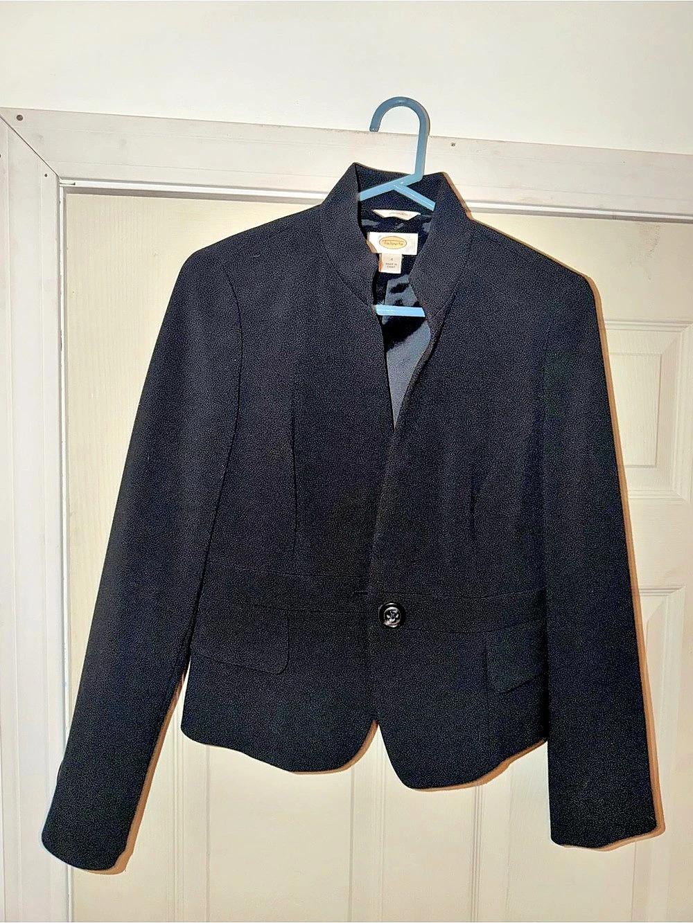 Talbots Women's Black Blazer Size 4 Like New
